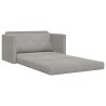 Canapé-Lit Gris clair 124 x 71 x 78 cm Velours 627169627169
