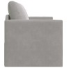 Canapé-Lit Gris clair 124 x 71 x 78 cm Velours 627169627169