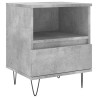 Table de chevet gris béton 40x35x50 cm bois d’ingénierie 627172627172