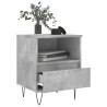 Table de chevet gris béton 40x35x50 cm bois d’ingénierie 627172627172