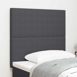 Tête de lit Gris foncé 100 cm Tissu en velours côtelé 627175627175