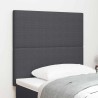 Tête de lit Gris foncé 100 cm Tissu en velours côtelé 627175627175