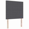 Tête de lit Gris foncé 100 cm Tissu en velours côtelé 627175627175