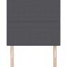 Tête de lit Gris foncé 100 cm Tissu en velours côtelé 627175627175