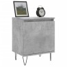 Tables de chevet 2 pcs gris béton 40x30x50 cm bois d'ingénierie 627179627179