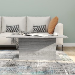 Table basse Sonoma gris 102x55,5x40 cm Bois d'ingénierie 627180627180