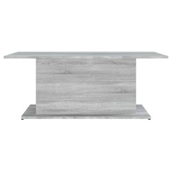 Table basse Sonoma gris 102x55,5x40 cm Bois d'ingénierie 627180627180