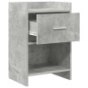 Tables de chevet 2 pcs Gris béton 40 x 30 x 60 cm 627187627187