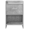 Tables de chevet 2 pcs Gris béton 40 x 30 x 60 cm 627187627187
