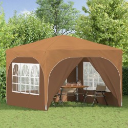 Tente de fête pop-up 290 x 290 x 245 cm Beige 627188627188