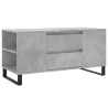 Table basse gris béton 102x44,5x50 cm bois d'ingénierie 627192627192