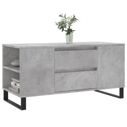 Table basse gris béton 102x44,5x50 cm bois d'ingénierie 627192627192