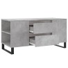 Table basse gris béton 102x44,5x50 cm bois d'ingénierie 627192627192