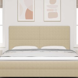 Tête de lit Gris Vert Clair 180 cm Tissu en velours côtelé 627196627196