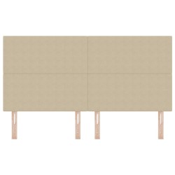 Tête de lit Gris Vert Clair 180 cm Tissu en velours côtelé 627196627196