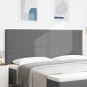 Tête de lit Gris clair 200 cm Tissu en velours côtelé 627197627197
