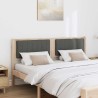 Tête de lit capitonnée Marron 150 cm Pin massif 627198627198