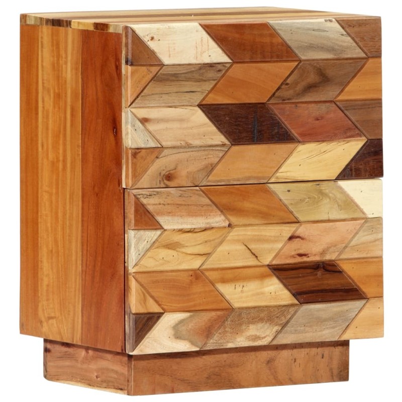 Table de chevet 40 x 30 x 50 cm Bois de récupération massif 627201627201
