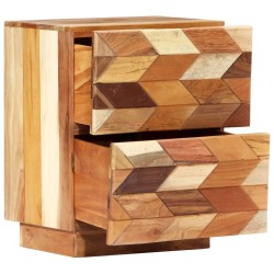 Table de chevet 40 x 30 x 50 cm Bois de récupération massif 627201627201