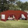 Tente de fête pop-up 575 x 288 x 245 cm Terre cuite 627202627202