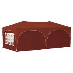 Tente de fête pop-up 575 x 288 x 245 cm Terre cuite 627202627202