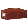 Tente de fête pop-up 575 x 288 x 245 cm Terre cuite 627202627202