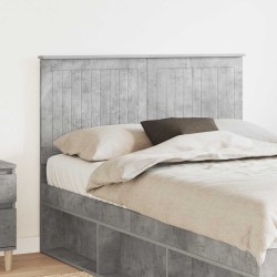 Tête de lit Gris béton 120 cm Bois d'ingénierie 627204627204