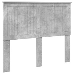 Tête de lit Gris béton 120 cm Bois d'ingénierie 627204627204