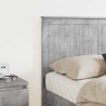 Tête de lit Gris béton 120 cm Bois d'ingénierie 627204627204