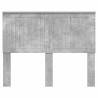 Tête de lit Gris béton 120 cm Bois d'ingénierie 627204627204