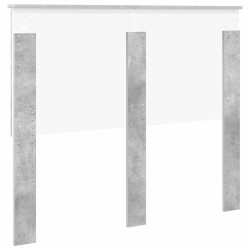 Tête de lit Gris béton 120 cm Bois d'ingénierie 627204627204