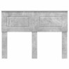 Tête de lit Gris béton Bois d'ingénierie 627206627206
