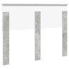 Tête de lit Gris béton Bois d'ingénierie 627206627206