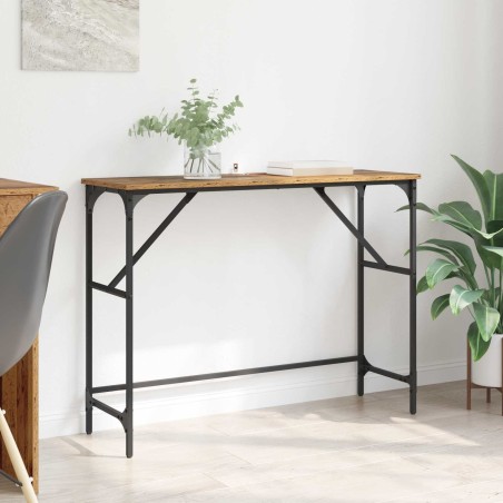 Table console Bois ancien 100 x 32 x 75 cm Bois d'ingénierie 627208627208