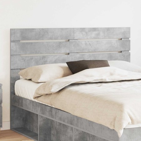 Tête de lit Gris béton Bois d'ingénierie 627210627210