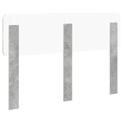 Tête de lit Gris béton Bois d'ingénierie 627215627215