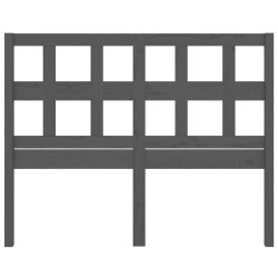 Tête de lit Gris 205,5x4x100 cm Bois massif de pin 627222627222