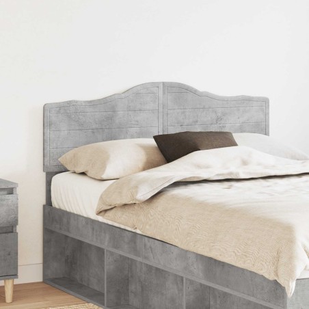 Tête de lit Gris béton Bois d'ingénierie 627223627223