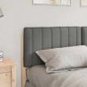 Tête de lit capitonnée Marron et gris clair 150 cm Pin massif 627226627226