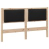 Tête de lit Autre Marron 150 cm Bois massif en pin 627229627229