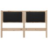 Tête de lit Autre Marron 150 cm Bois massif en pin 627229627229