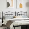 Tête de lit de remplacement métal noir 200 cm 627230627230