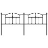 Tête de lit de remplacement métal noir 200 cm 627230627230