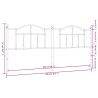 Tête de lit de remplacement métal noir 200 cm 627230627230