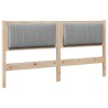 Tête de lit capitonnée Marron 150 cm Pin massif 627234627234