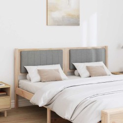 Tête de lit capitonnée Marron 150 cm Pin massif 627234627234