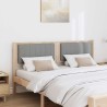 Tête de lit capitonnée Marron 150 cm Pin massif 627234627234