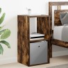Table de chevet Chêne fumé 35 x 32 x 68,5 cm Bois d'ingénierie 627235627235