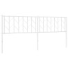  Tête de lit métal blanc 193 cm 