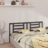 Tête de lit Gris 206x4x100 cm Bois de pin massif 627242627242